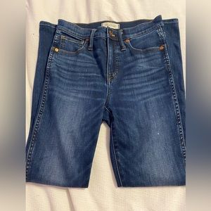 Madewell high rise skinny jeans